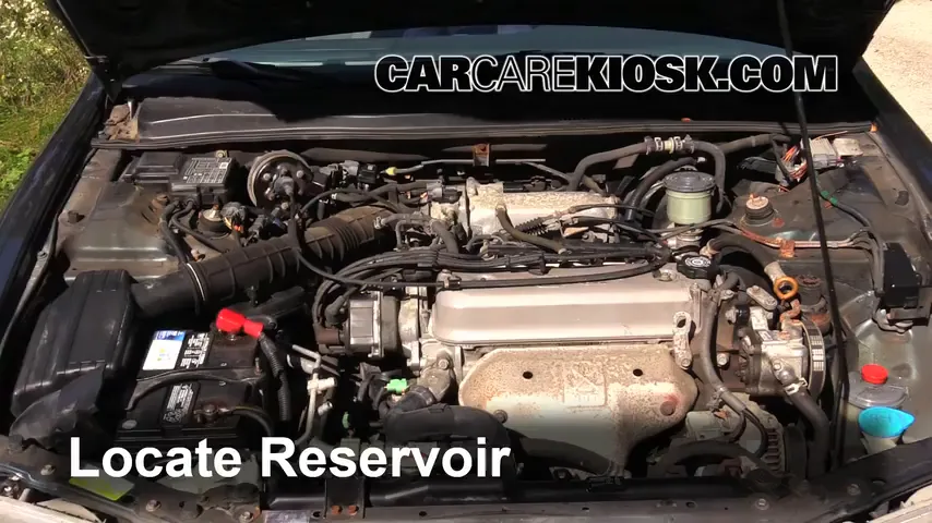 1997 Honda Accord LX 2.2L 4 Cyl. Sedan (4 Door) Windshield Washer Fluid Add Fluid